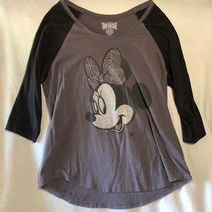 True Vintage by Torrid Disney Minnie Mouse Halloween shirt with 3/4 sleeves.